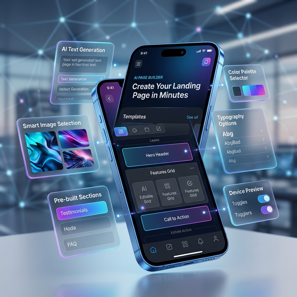 AI Smart Page Builder Interface